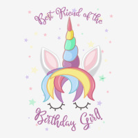 Artistshort Trending Best Friend Of The Birthday Girl! Unicorn Face Pr Graphic T-shirt | Artistshot