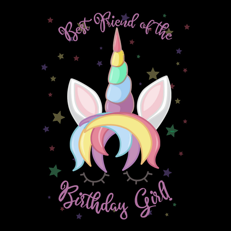 Artistshort Trending Best Friend Of The Birthday Girl! Unicorn Face Pr Fleece Short | Artistshot