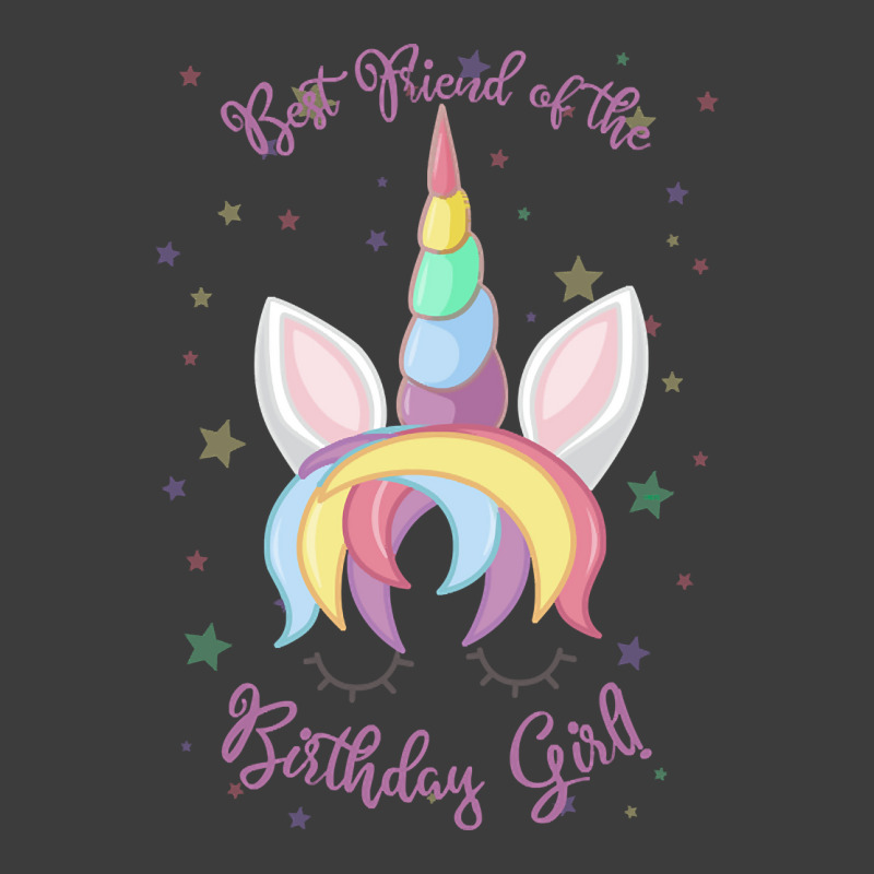 Artistshort Trending Best Friend Of The Birthday Girl! Unicorn Face Pr Men's Polo Shirt | Artistshot