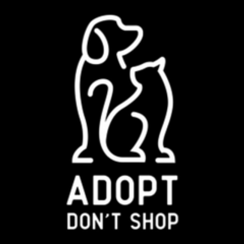 Trending Adopt Don't Shop Cat Animal Dog Minimal Emblem Art Toddler Sweatshirt by michaelyounger19 | Artistshot