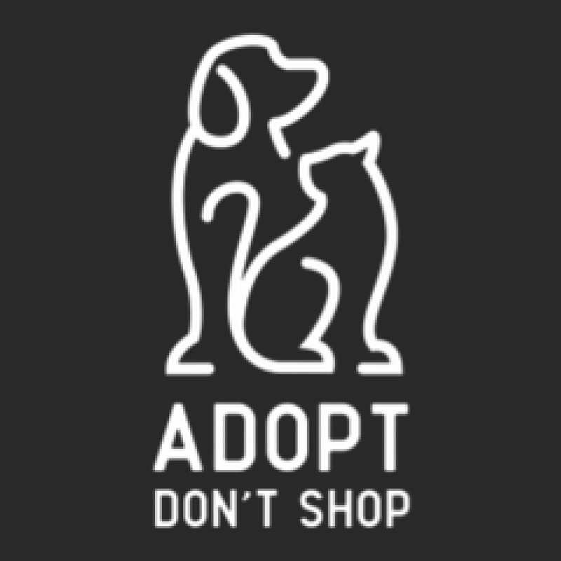 Trending Adopt Don't Shop Cat Animal Dog Minimal Emblem Art Toddler T-shirt by michaelyounger19 | Artistshot