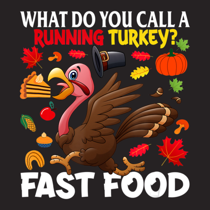 Running Turkey Fast Food Thanksgiving Vintage Cap by tiennguyen | Artistshot