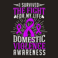 Domestic Violence Awareness Shirt Survivor Gift Design Tank Top | Artistshot