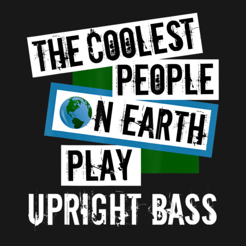 Coolest People On Earth Play Upright Bass String Instrument Flannel Shirt | Artistshot