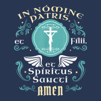 In Nomine Patris Et Filii Tradtional Latin Mass Catholic T Shirt Ladies Denim Jacket | Artistshot