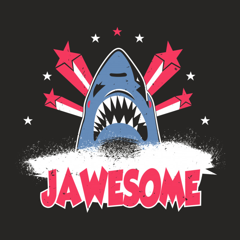 Totally Jawsome Ladies Fitted T-Shirt by tribebol | Artistshot