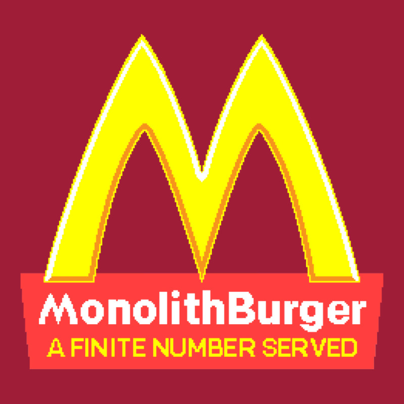 Monolith Burger 8 Bit Ladies Polo Shirt by fiegerwaliddh | Artistshot