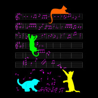 Cute Cat Kitty Music Notes Diversity Musician Clef Adjustable Cap | Artistshot