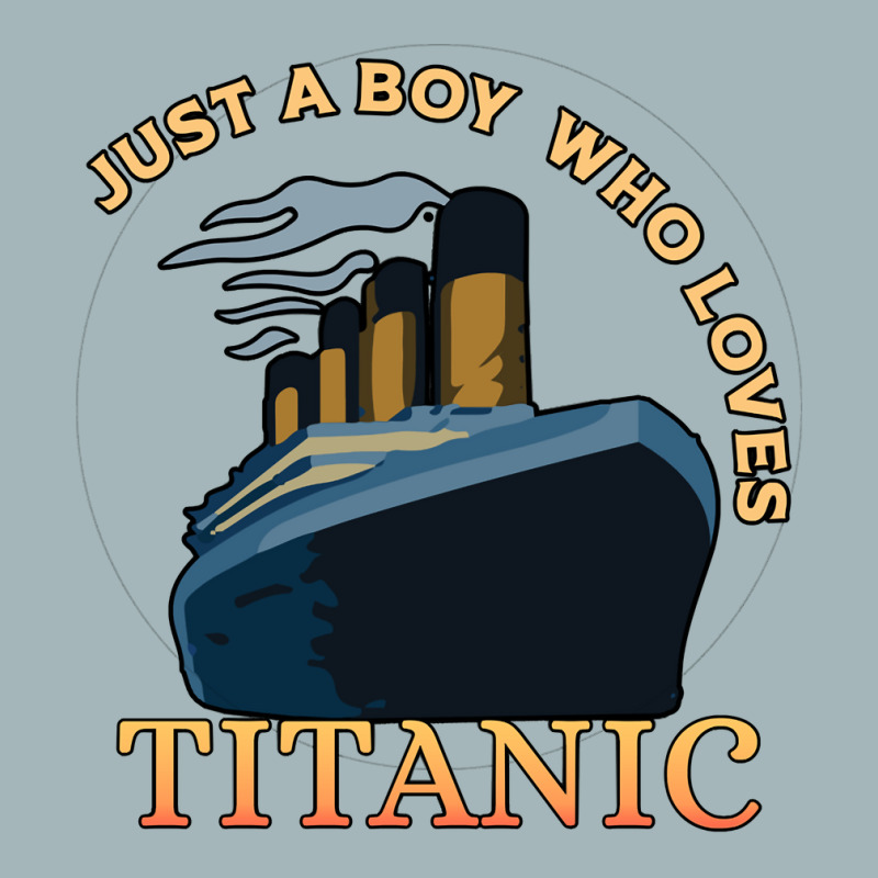 Just A Boy Who Loves Titanic Memorabilia Merchandise Long Sleeve T Shi Unisex Sherpa-lined Denim Jacket | Artistshot