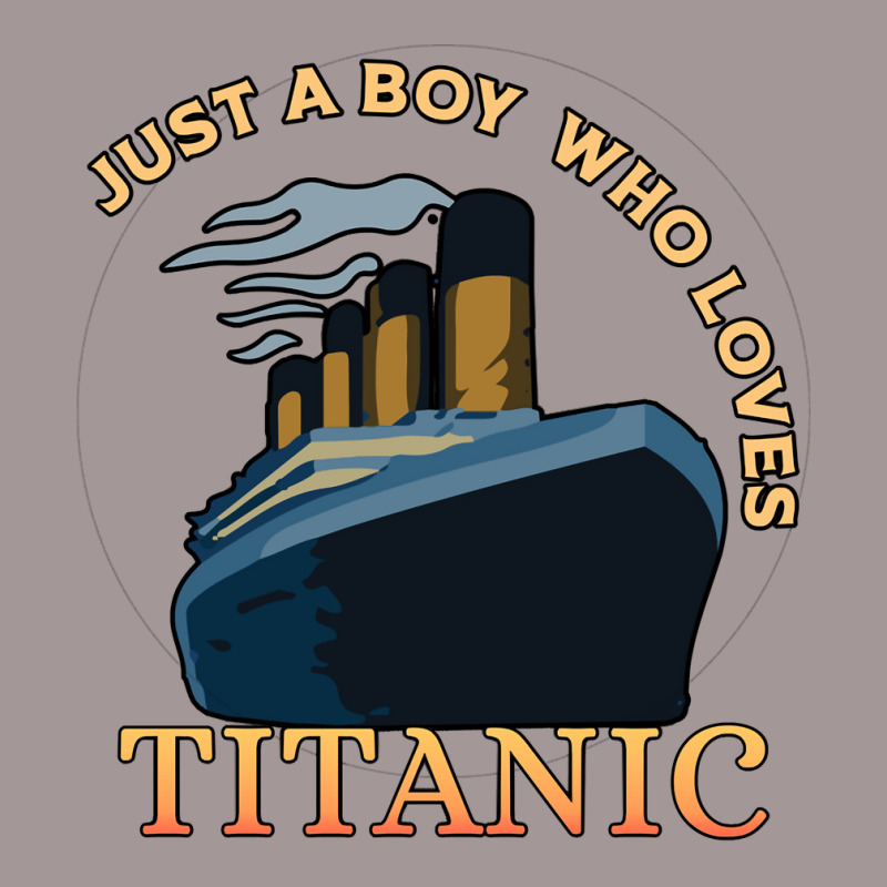 Just A Boy Who Loves Titanic Memorabilia Merchandise Long Sleeve T Shi Vintage Short | Artistshot