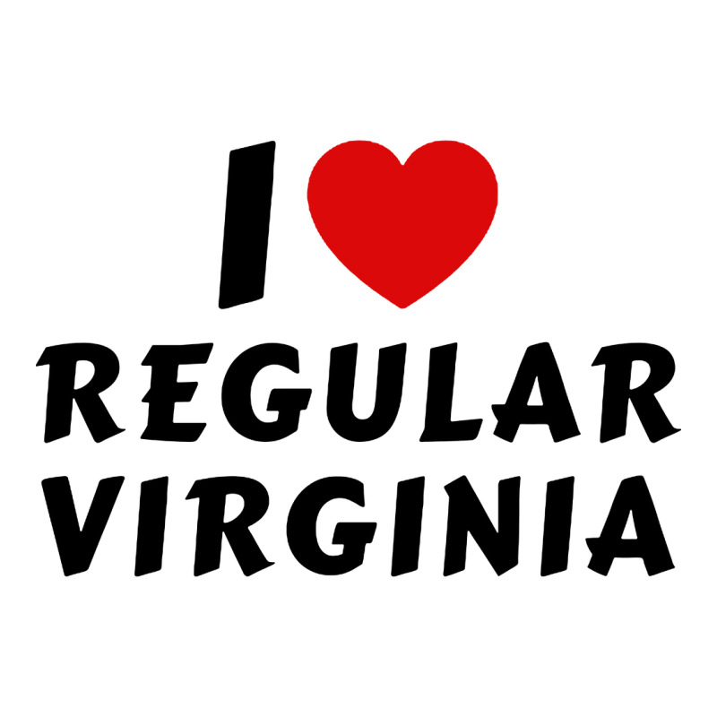 I Love Regular Virginia 3/4 Sleeve Shirt | Artistshot