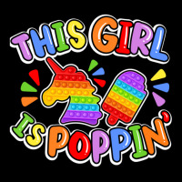 Funny This Girl Is Poppin' Cool Fidget Shape Pop It Adjustable Cap | Artistshot