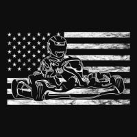 American Go Kart Racing Usa Gokart Driver Go Cart Racer T Shirt Crop Top | Artistshot