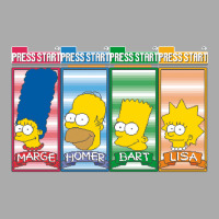 Simpsons Arcade Character Select T-shirt | Artistshot