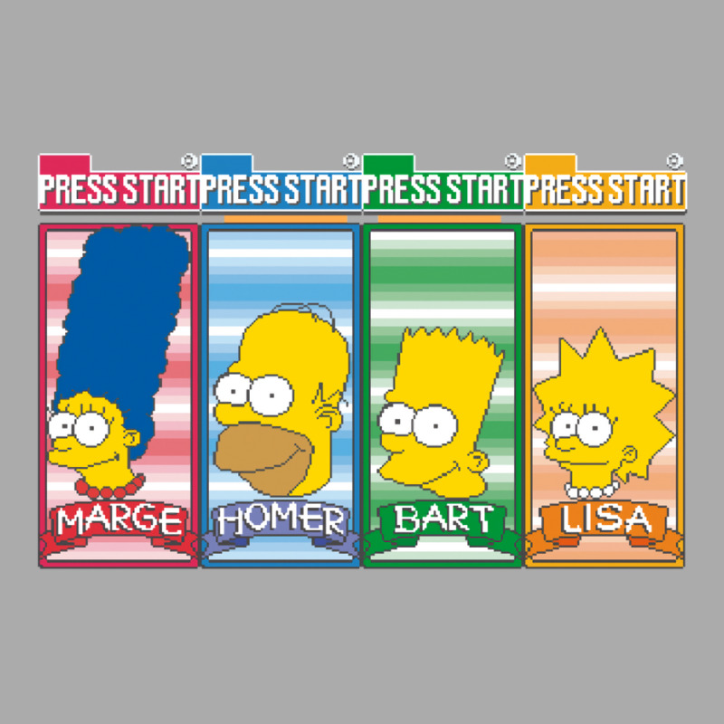 Simpsons Arcade Character Select T-Shirt by zuozuonauhelo | Artistshot