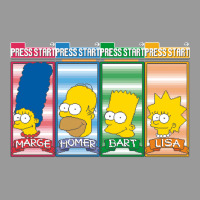 Simpsons Arcade Character Select Graphic T-shirt | Artistshot