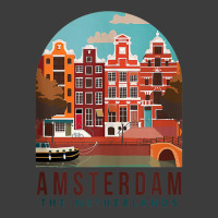 Amsterdam The Netherlands Travel Poster Amsterdam Traveling Tank Top Men's Polo Shirt | Artistshot