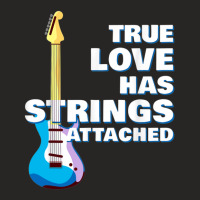 Guitar Player True Love Strings Attached For Guitarist Music Ladies Fitted T-shirt | Artistshot