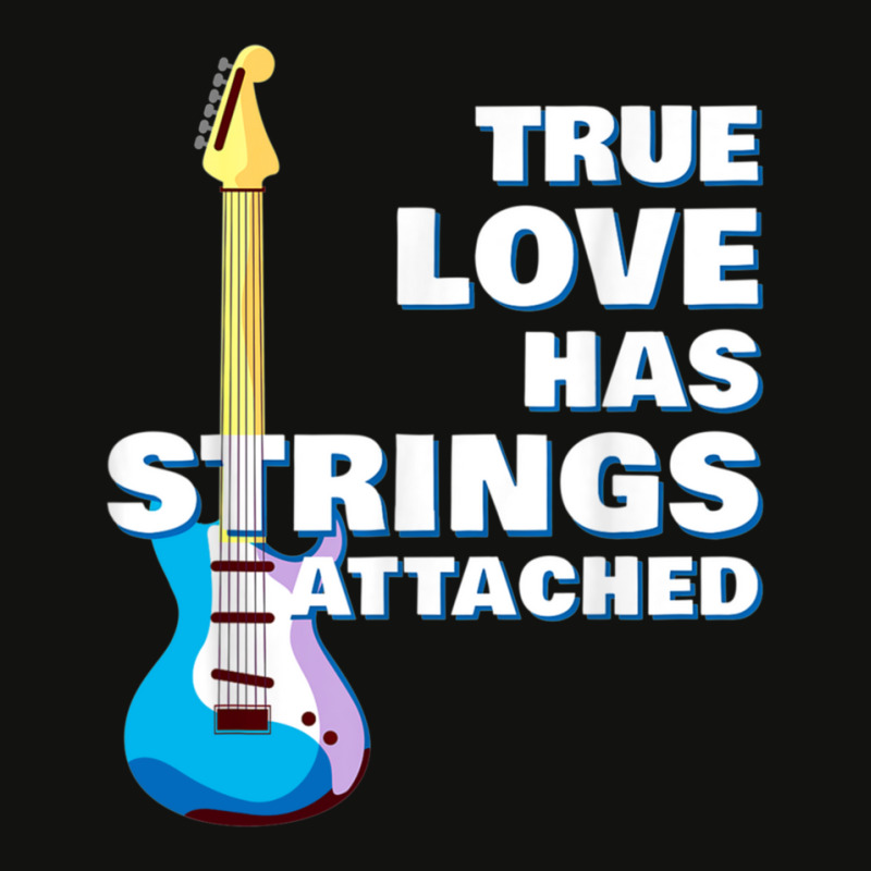 Guitar Player True Love Strings Attached For Guitarist Music Scorecard Crop Tee by RobertLamarJackson | Artistshot