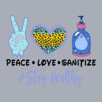 Peace Love Sanitize Stay Healthy For Light Tank Dress | Artistshot