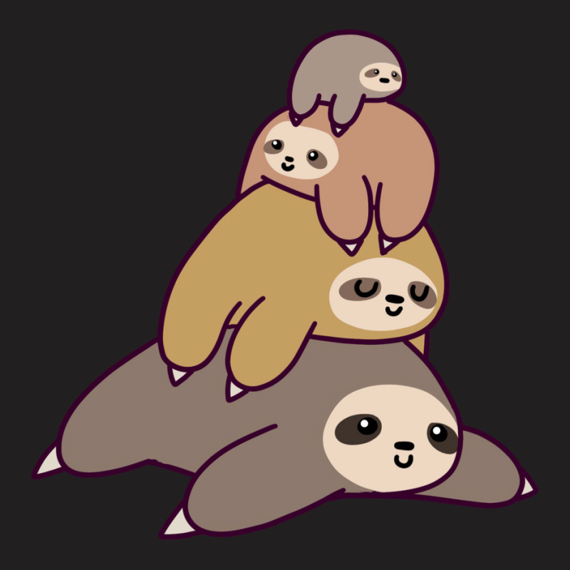 Sloth Stack 1 T-Shirt by zogoehawan | Artistshot