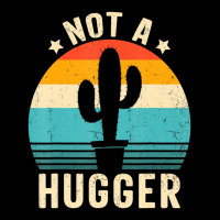 Not A Hugger Vintage Cactus Sarcastic Cute Cactus Adjustable Cap | Artistshot