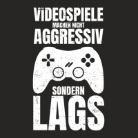 Lag Video Game Video Game Aggressive Controller 1 Ladies Fitted T-shirt | Artistshot