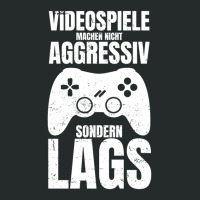 Lag Video Game Video Game Aggressive Controller 1 Women's Triblend Scoop T-shirt | Artistshot