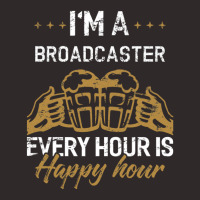 I'm A Broadcaster Every Hour Is Happy Hour Broadcasters Racerback Tank | Artistshot