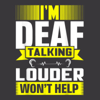 Asl Im Deaf Talking Louder Sign Language Deaf Awareness T Shirt Ladies Curvy T-shirt | Artistshot