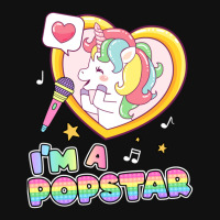 I'm A Popstar Happy Singing Unicorn Popstar Graphic T-shirt | Artistshot