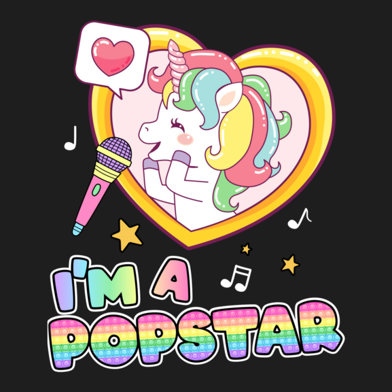 I'm A Popstar Happy Singing Unicorn Popstar Classic T-shirt by RickEWatson | Artistshot