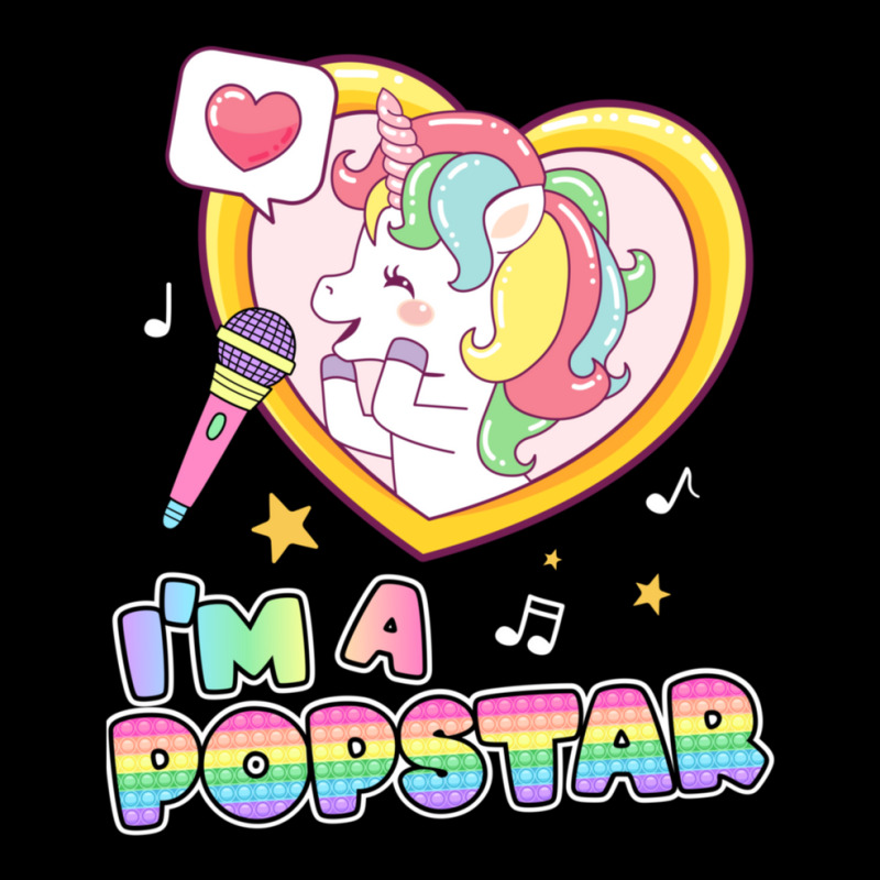 I'm A Popstar Happy Singing Unicorn Popstar Fleece Short by RickEWatson | Artistshot