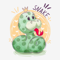 Cute Snake King With Flying Hearts Cartoon Camper Cup | Artistshot