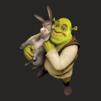 Shrek And Donkey Ladies Fitted T-shirt | Artistshot