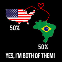 Half Brazilian Half American Flag Combined Map Brasileiro T Shirt Women's V-neck T-shirt | Artistshot