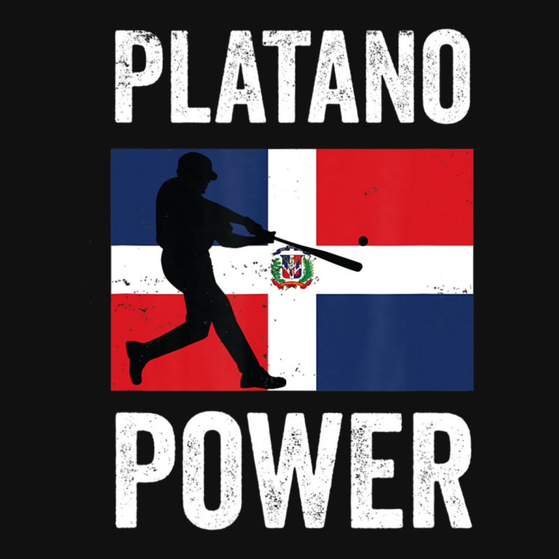 Platano Power Dominican Flag Baseball Rd Baby Bibs | Artistshot