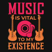 Music Is Vital To My Existence Classic Scorecard Crop Tee | Artistshot