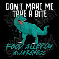 Womens Don't Make Me Take A Bite Food Allergy Awareness V-neck Adjustable Cap | Artistshot