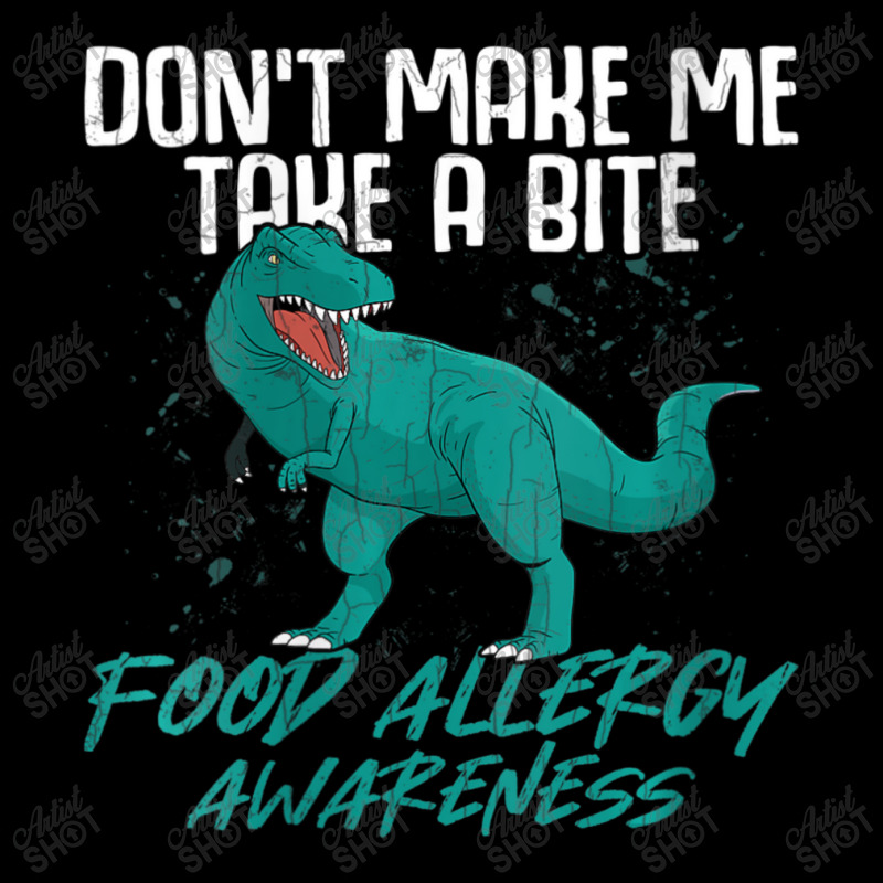 Womens Don't Make Me Take A Bite Food Allergy Awareness V-neck Adjustable Cap | Artistshot