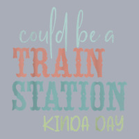 Could Be A Train Station Kinda Day, Western Country Music T Shirt Tank Dress | Artistshot