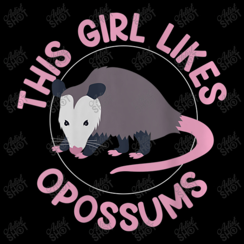 Womens Girl Likes Cute Opossums Ironic Saying Food Baby Tee | Artistshot