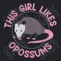 Womens Girl Likes Cute Opossums Ironic Saying Food Youth Tee | Artistshot