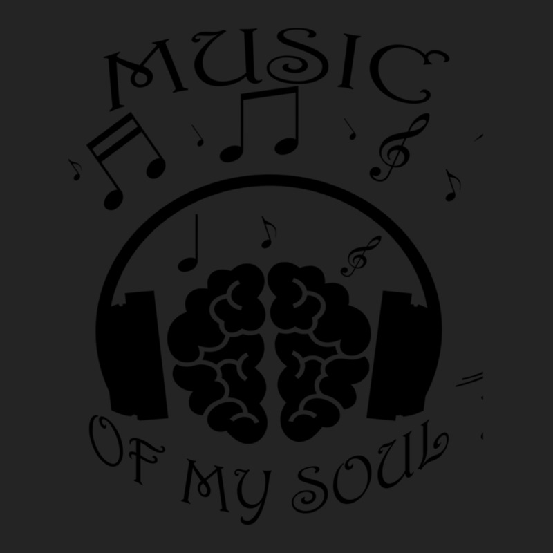 Music Of My Soul Brain Black Classic 3/4 Sleeve Shirt by CrystalLSchwartz | Artistshot