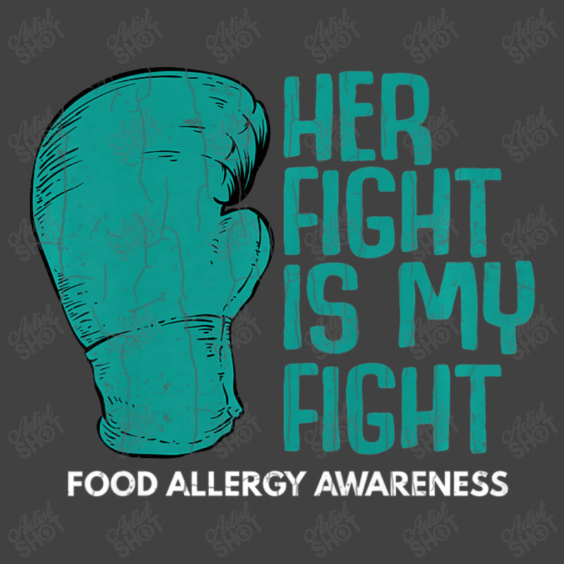 Womens Her Fight Is My Fight Food Allergy Awareness Month Vintage T-shirt | Artistshot