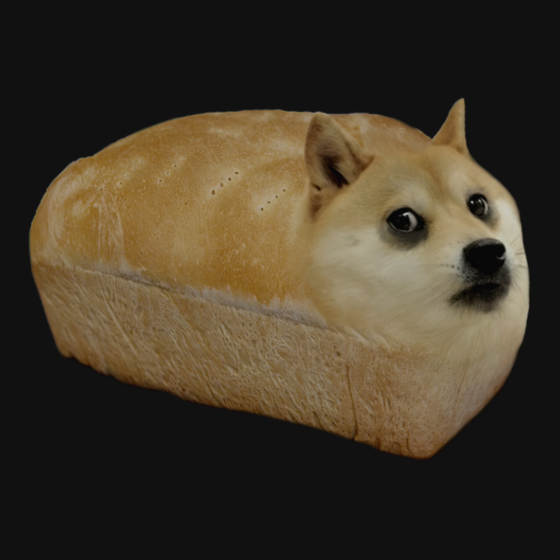 Funny Depressed Doge Bread- Sad Lofi Doomer Dogelore Meme .png Bicycle ...