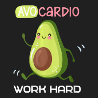 Womens Avocardio Avocado Gym Fitness Vegetarian Food Word Hard Vneck Ladies Polo Shirt | Artistshot