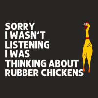 Rubber Chicken Men Women Rubber Chicken Costume Ladies Fitted T-shirt | Artistshot