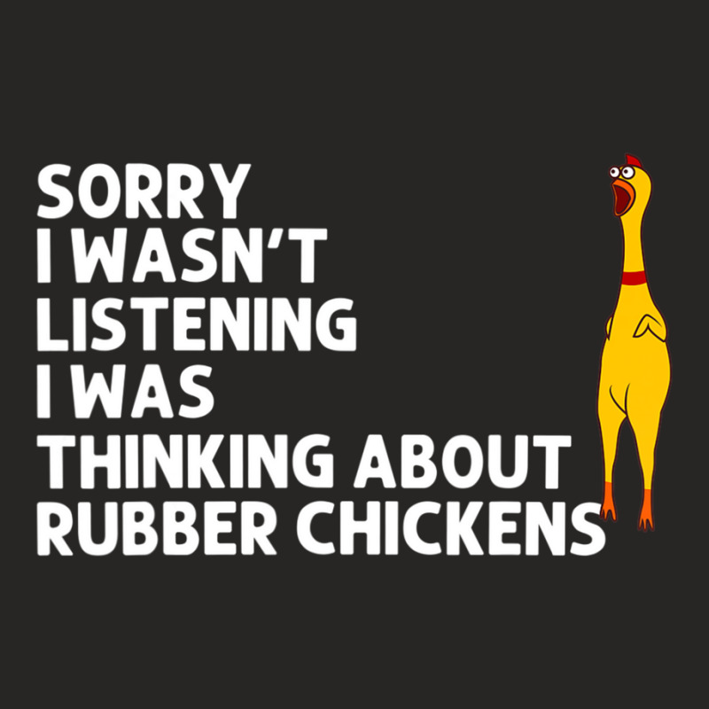 Rubber Chicken Men Women Rubber Chicken Costume Ladies Fitted T-shirt | Artistshot