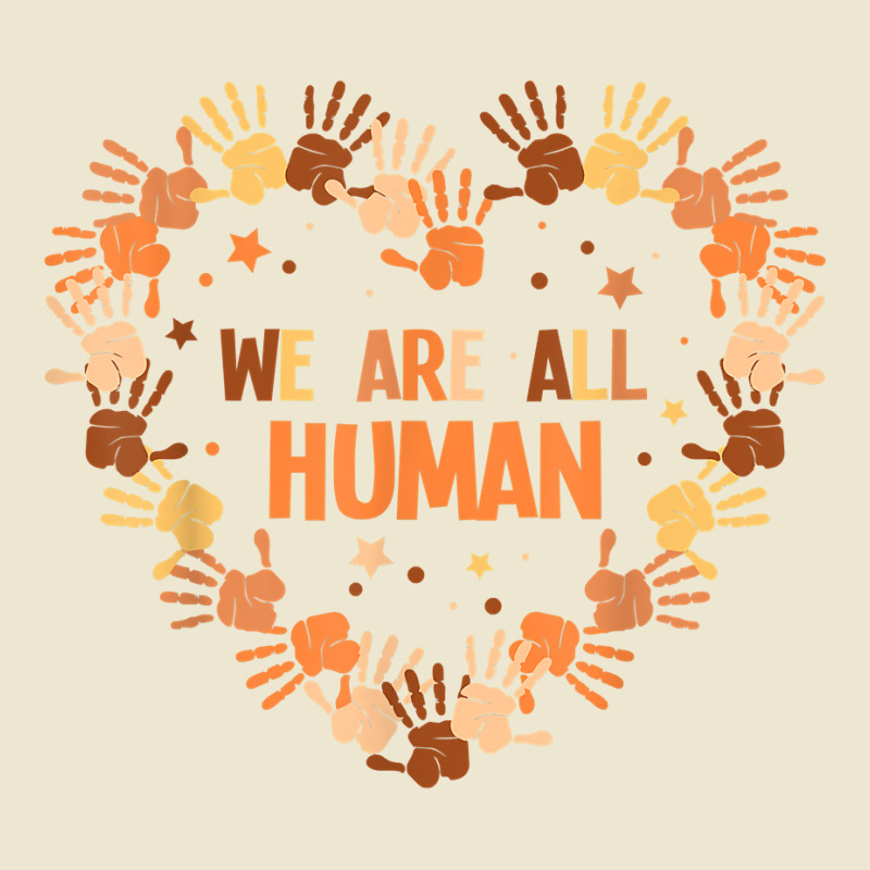 Diversity Melanin Skin Tone Hand Heart We Are All Human T Shirt Cropped Hoodie | Artistshot